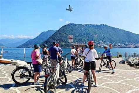 Lake Como views on ebike