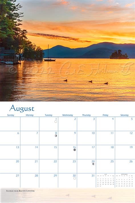 Lake George Calendar