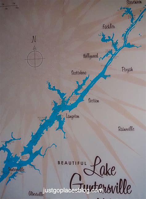 Lake Guntersville Map