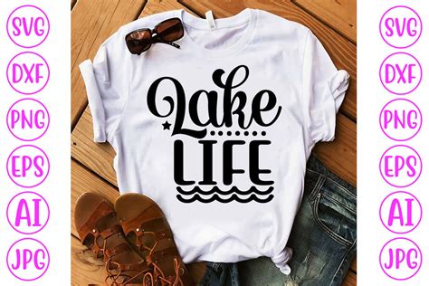 Download Lake Life SVG Cut File Easy Edite