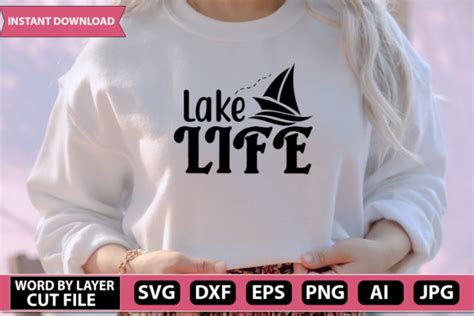 Download Lake Life SVG Cut File Files