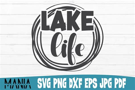 Download Lake Life SVG Cut File Images