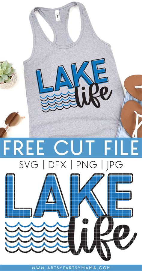 Download Lake Life SVG Cut File for Cricut Machine