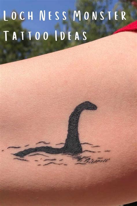 30 Loch Ness Monster Tattoo Designs For Men Mythological