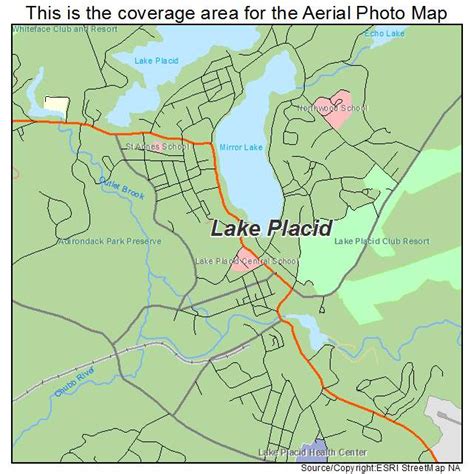 Lake Placid Map