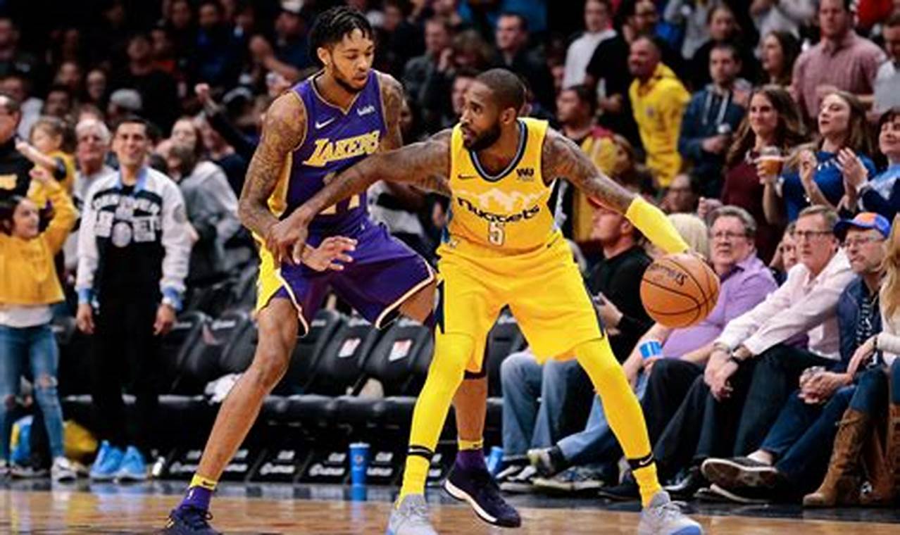 Lakers Vs Nuggets 2024 Season Record