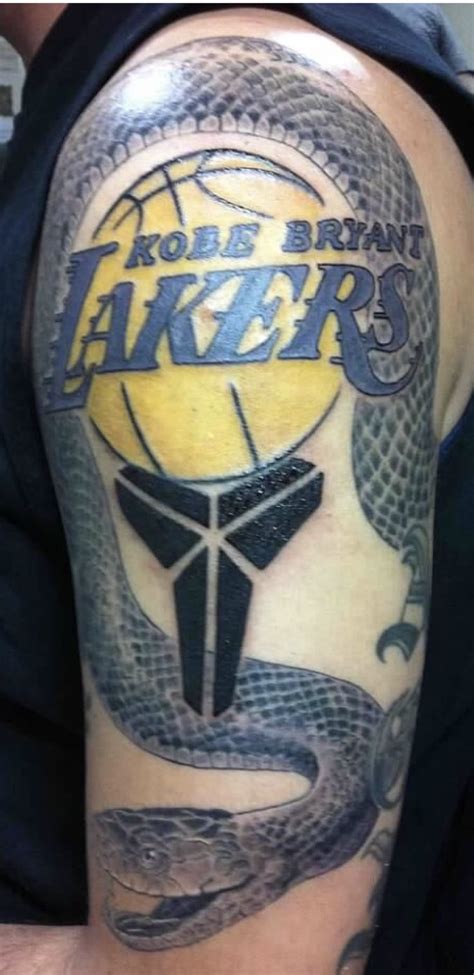 my new lakers tattoo!! soo happy with how it turned out