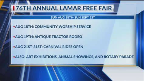 Lamar Free Fair Economic Impact