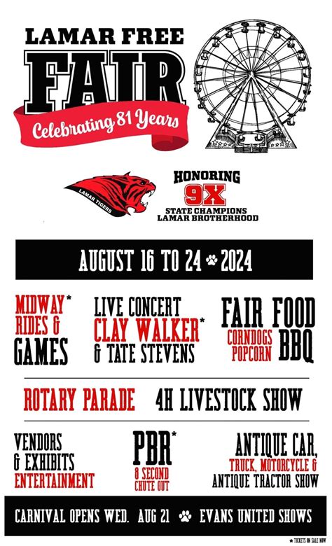 Lamar Free Fair History