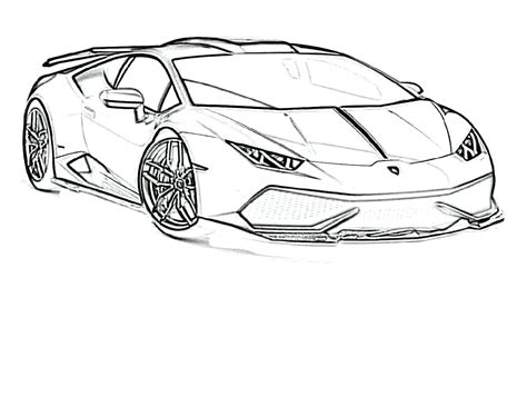 Lambo Coloring Pages Printable