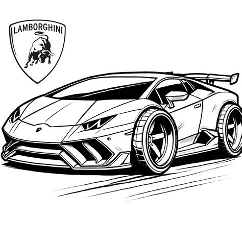 Lamborghini Color Pages