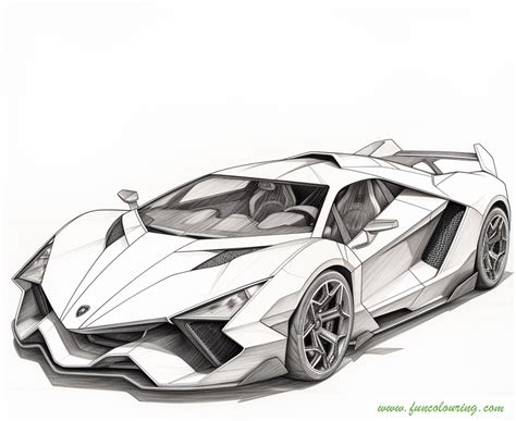 Lamborghini Coloring Pages To Print