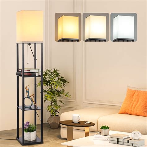 Lamp With Shelves