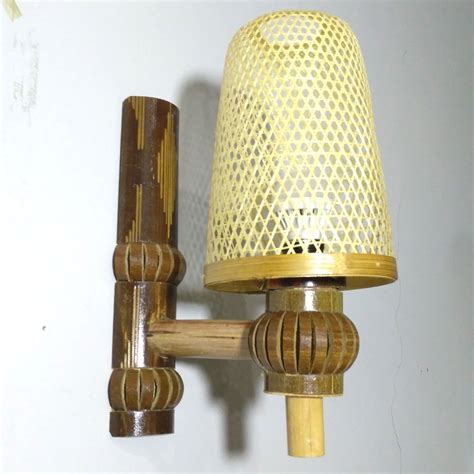 Lampu Dinding Retro Seni Pribadi Lampu Dinding Bambu Arcadian Tangga