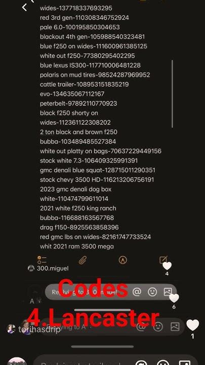 Lancaster Codes Roblox