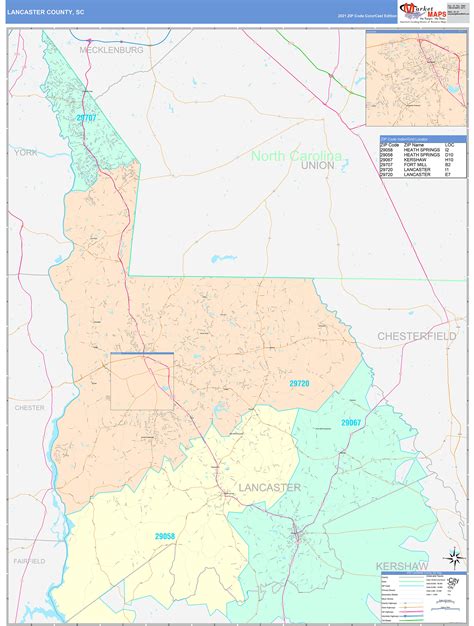 Lancaster Sc Zip Code Map
