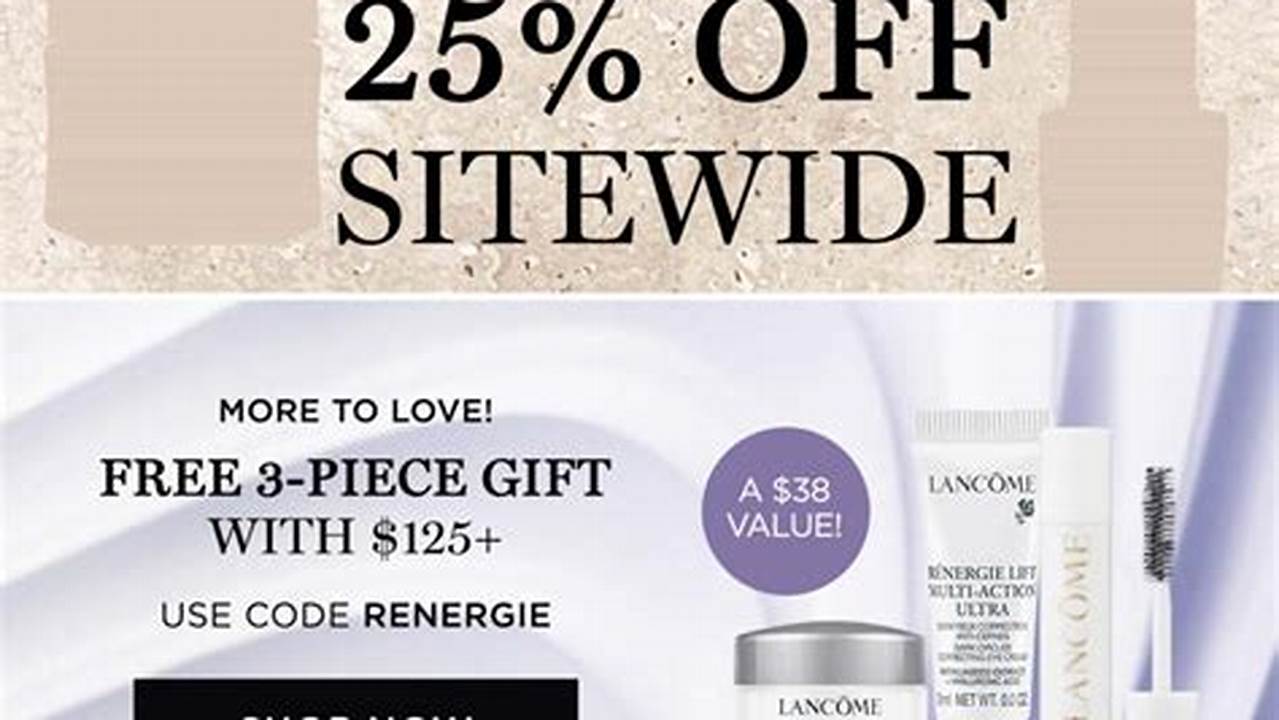 Lancome Promo Code 2025