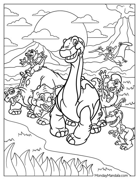 Land Before Time Coloring Pages