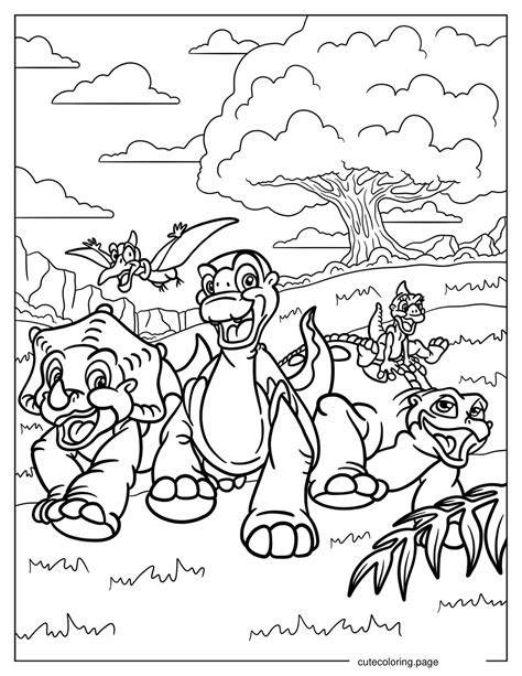 Land Before Time Dinosaur Coloring Pages
