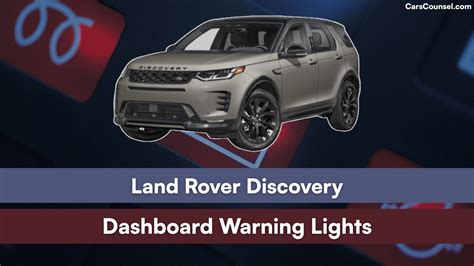Land Rover dashboard warning lights