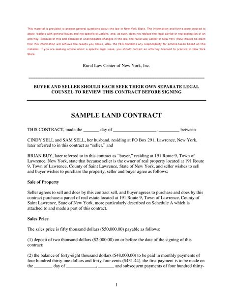 Land Sale Agreement Form - Fill Out and Sign Printable PDF Template