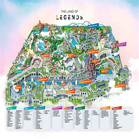Land of Legends Map
