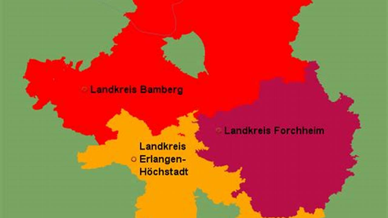 Landkreise Bayreuth, Bamberg, Forchheim, Nürnberger Land, Wo