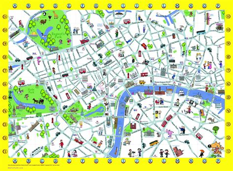 Landmarks In London Map