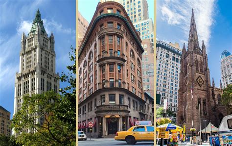 Landmarks in Lower Manhattan