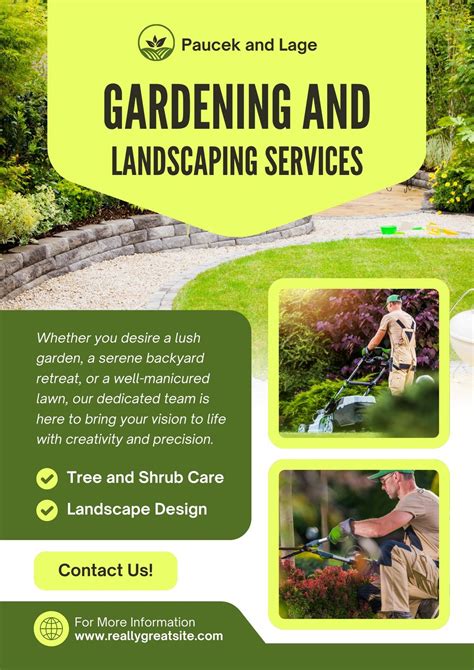 Landscape Advertising Flyers