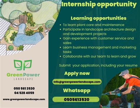 Landscape Architect Internship