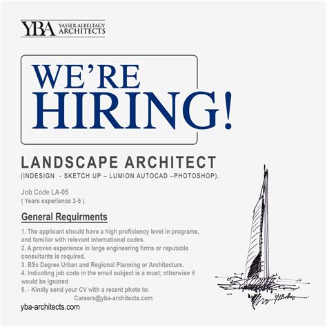 Landscape Architect Job Vacancy