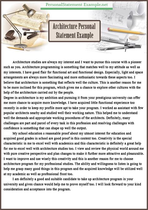 Landscape Architect Personal Statement