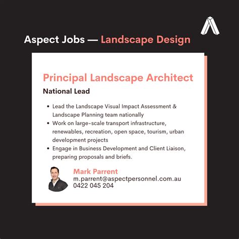 Landscape Architect Vacancy