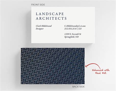Landscape Architecture Business Cards