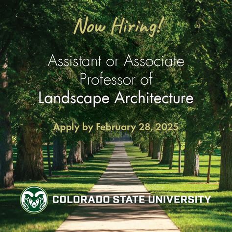 Landscape Architecture Colorado State University