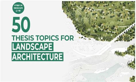 Landscape Architecture Dissertation Topics
