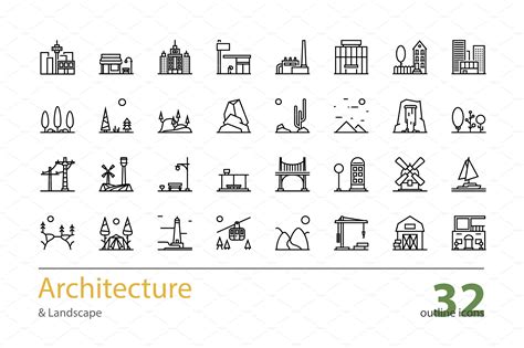 Landscape Architecture Icons