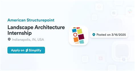 Landscape Architecture Internship Jobs