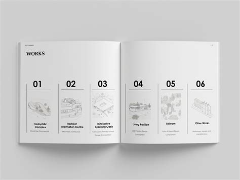 Landscape Architecture Portfolio Table Of Contents
