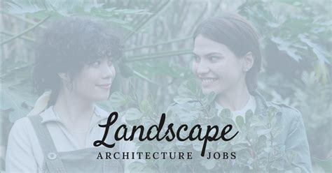 Landscape Architecture Teaching Jobs