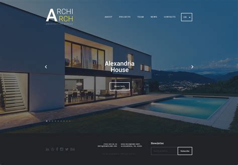 Landscape Architecture Website Templates
