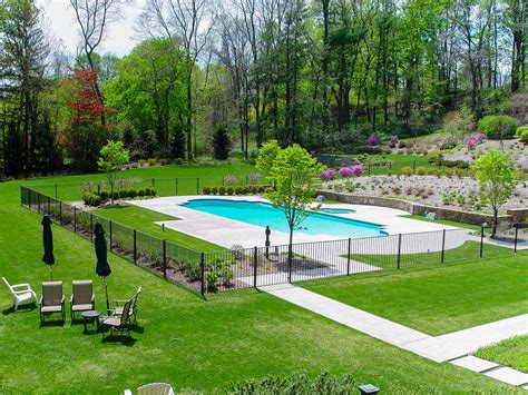 Landscape Around Pool Fence