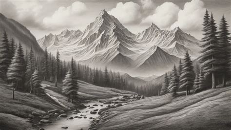 Landscape Art Drawing