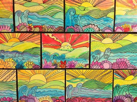 Landscape Art Lessons Elementary