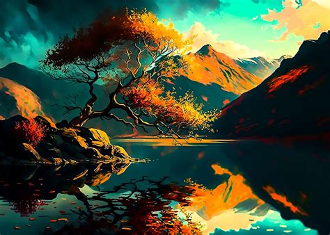 Landscape Art Poster