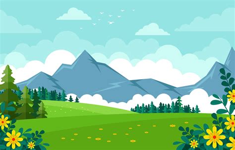 Landscape Background Vector