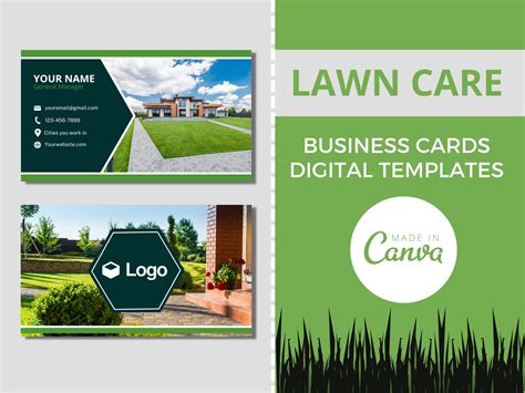 Landscape Business Card Templates Free