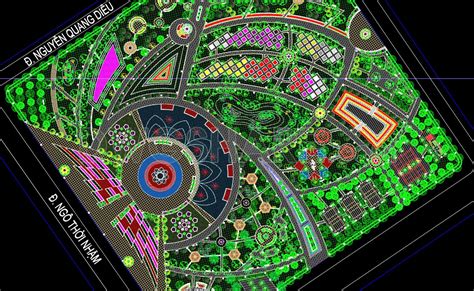 Landscape Design Autocad Drawing Free Download