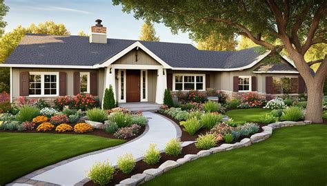 Landscape Design For A Ranch Style House
